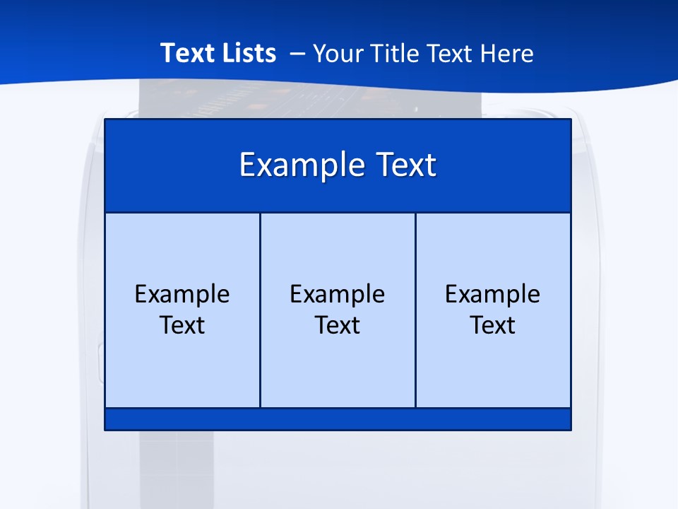 Equipment Media Object PowerPoint Template
