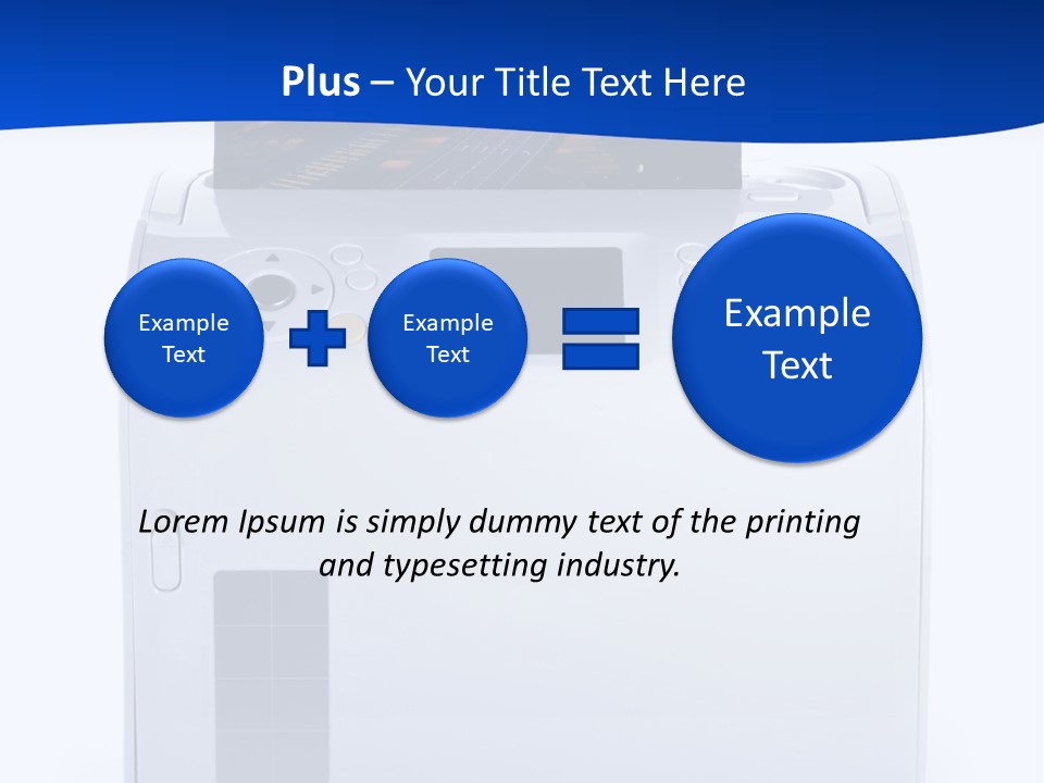 Equipment Media Object PowerPoint Template