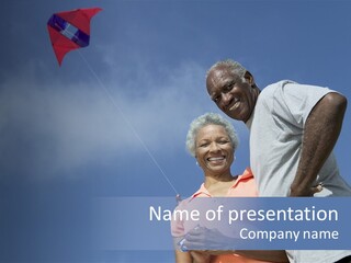 Outdoors Togetherness Ethnicity PowerPoint Template