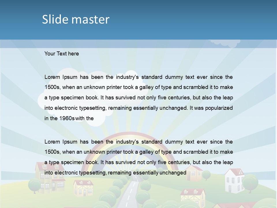 Style Composition Home PowerPoint Template