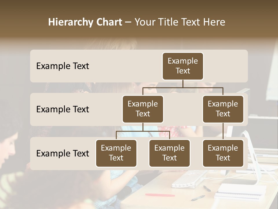 School Senior Class Computer PowerPoint Template