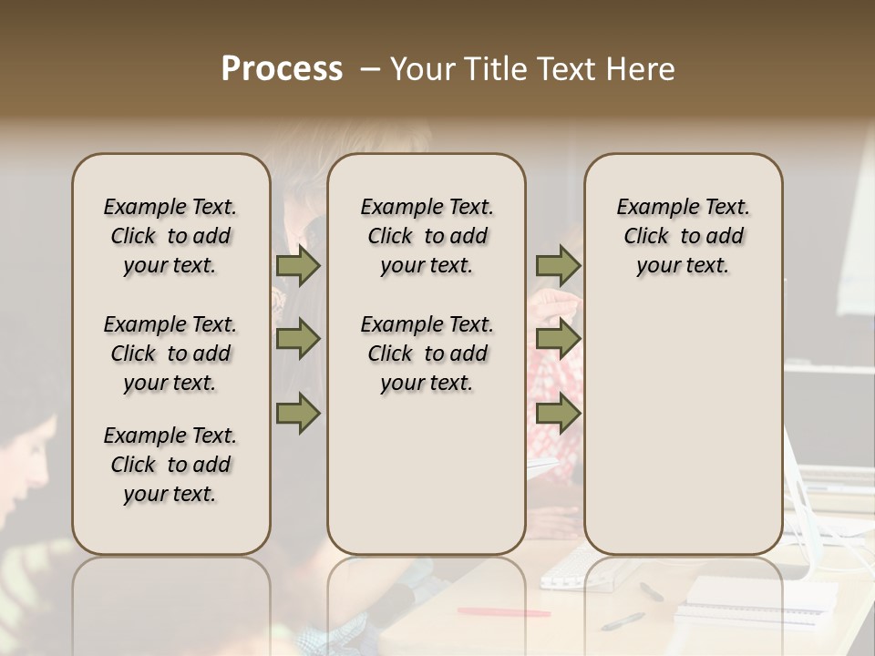 School Senior Class Computer PowerPoint Template