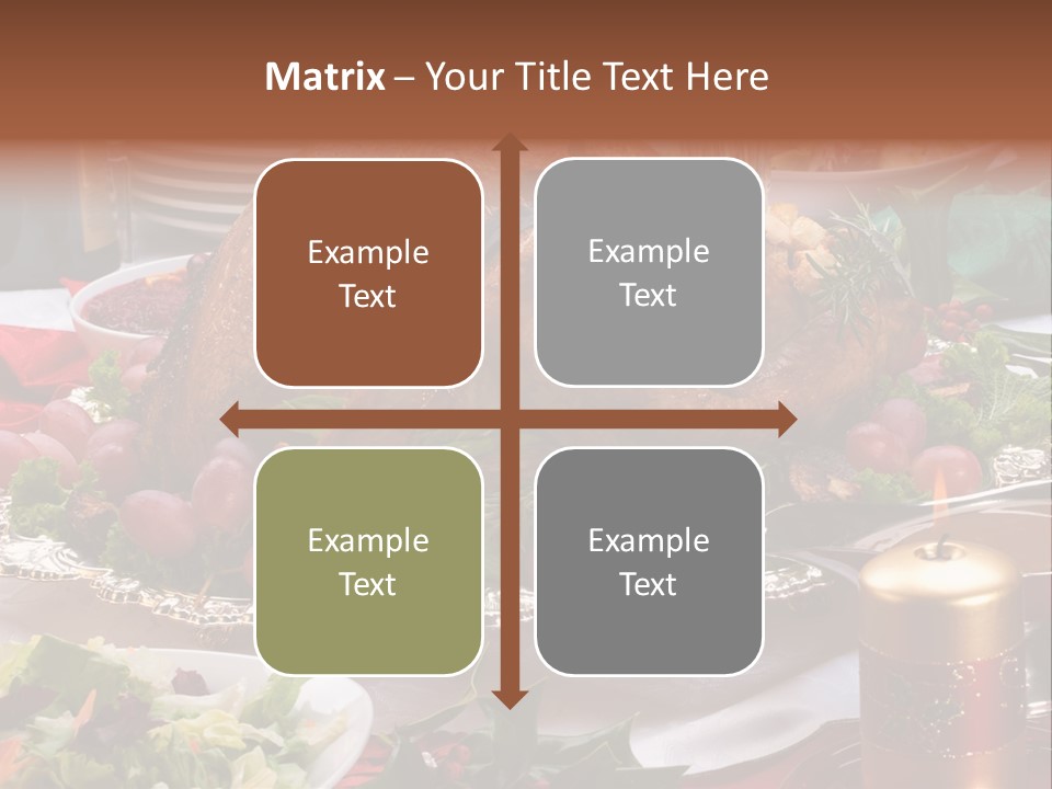 Organic Flutes Baked PowerPoint Template