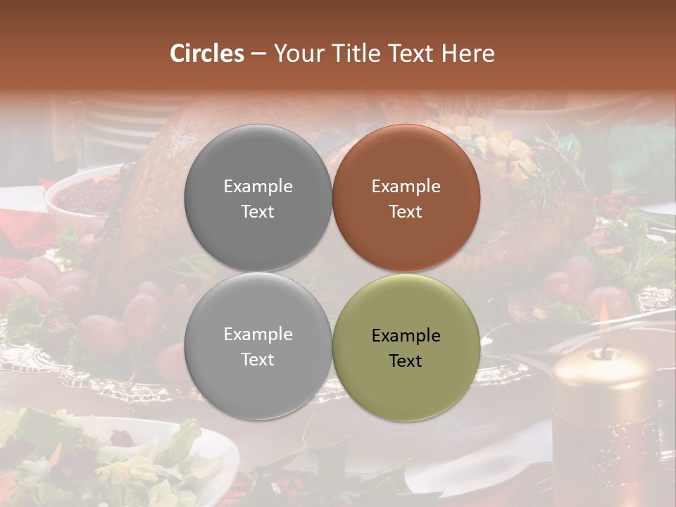 Organic Flutes Baked PowerPoint Template