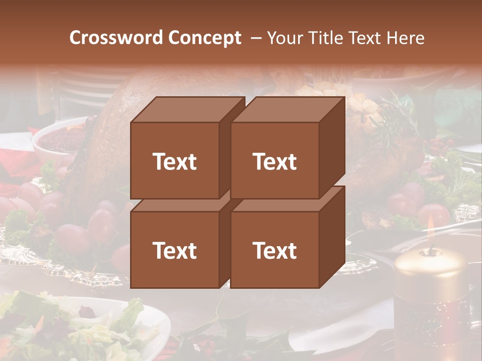 Organic Flutes Baked PowerPoint Template
