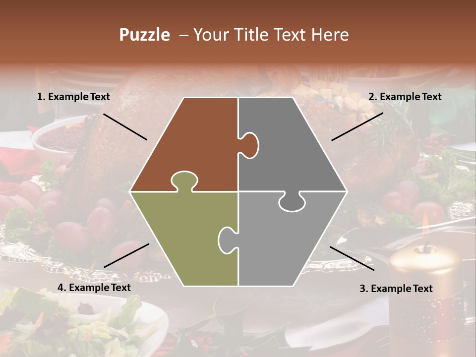 Organic Flutes Baked PowerPoint Template