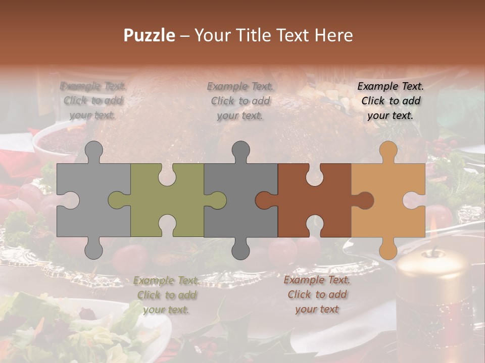 Organic Flutes Baked PowerPoint Template
