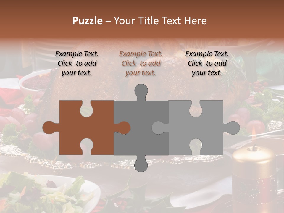 Organic Flutes Baked PowerPoint Template