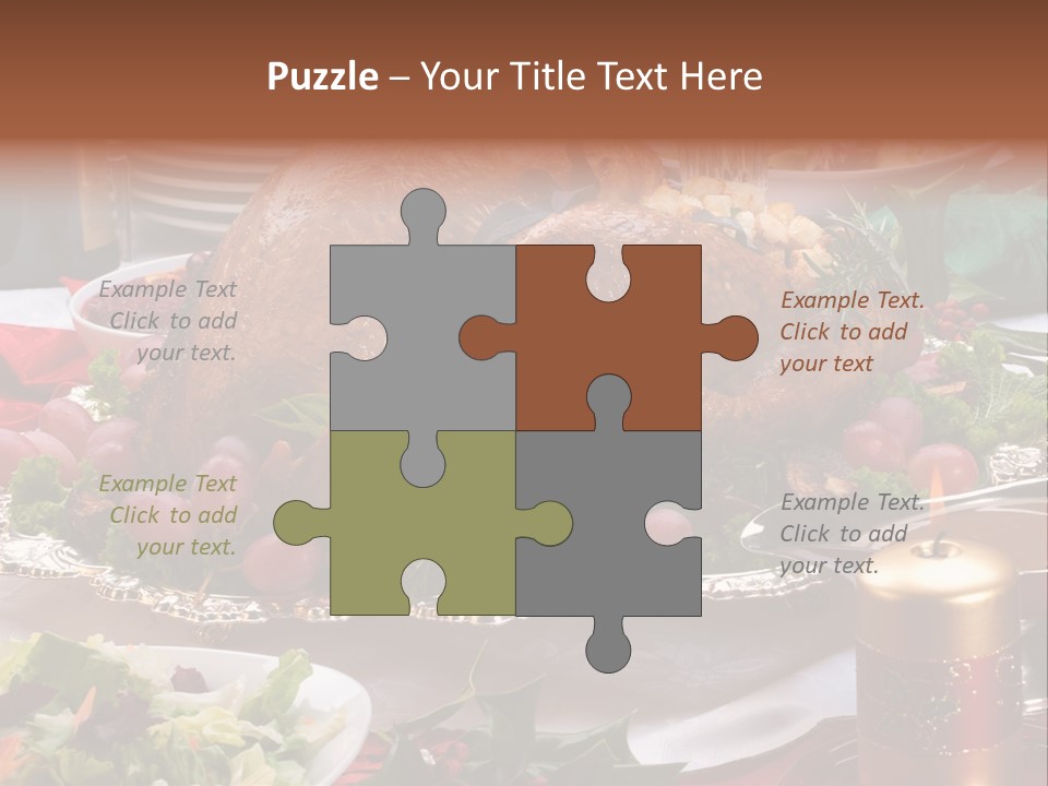 Organic Flutes Baked PowerPoint Template