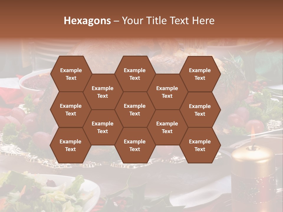 Organic Flutes Baked PowerPoint Template