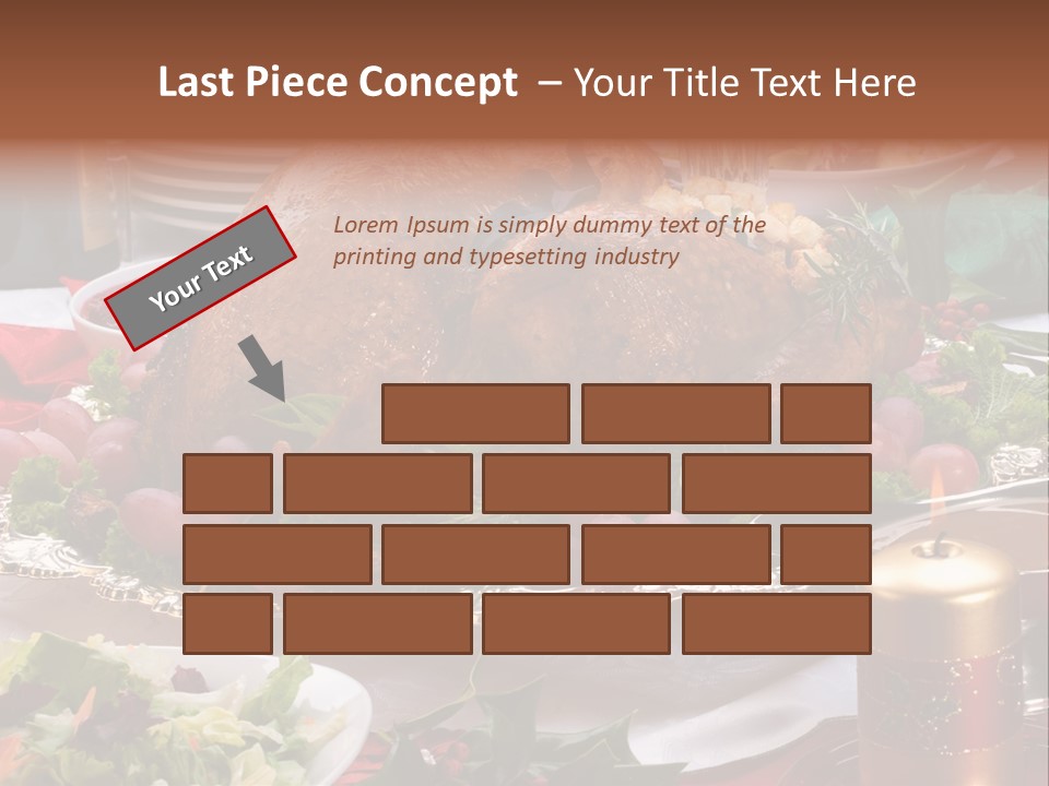 Organic Flutes Baked PowerPoint Template