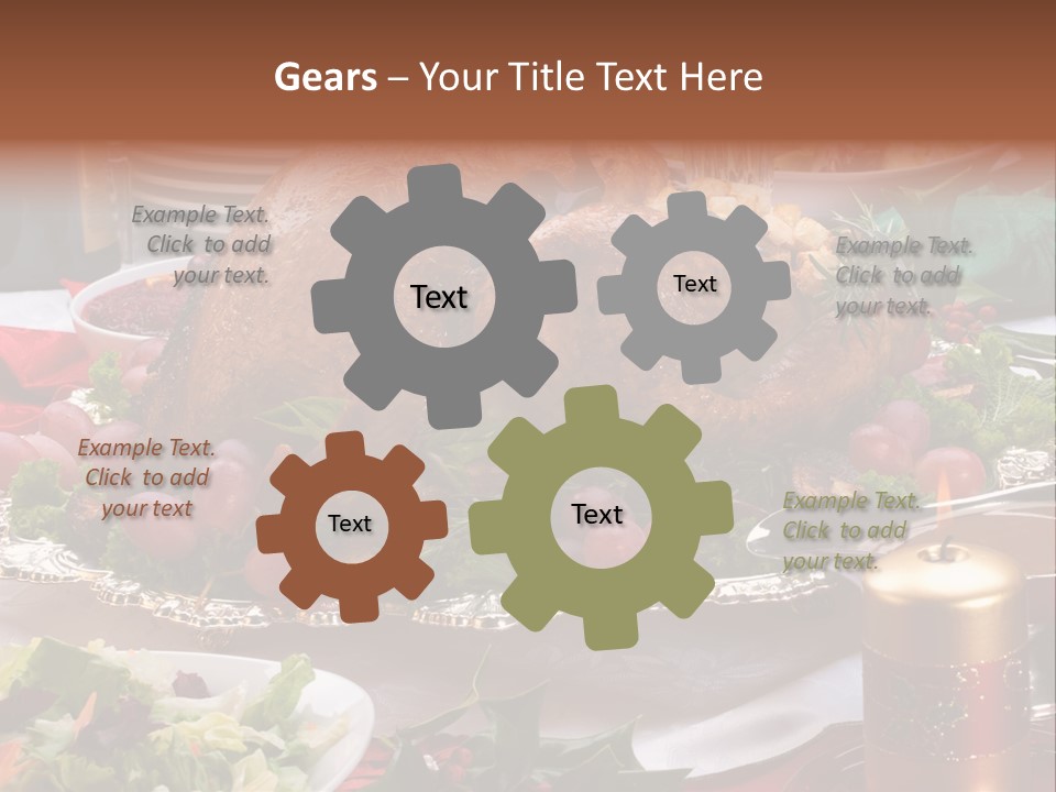 Organic Flutes Baked PowerPoint Template