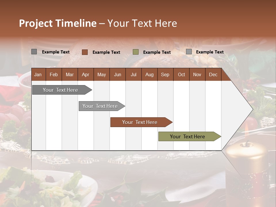 Organic Flutes Baked PowerPoint Template