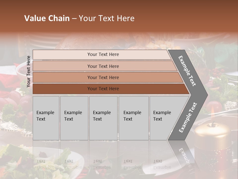 Organic Flutes Baked PowerPoint Template