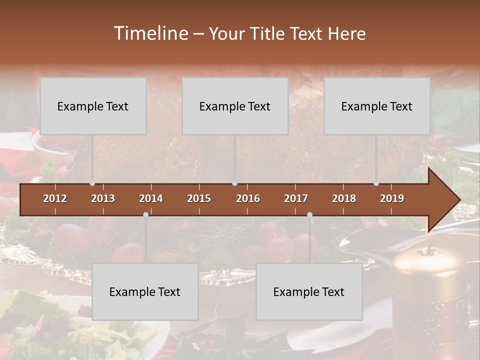Organic Flutes Baked PowerPoint Template