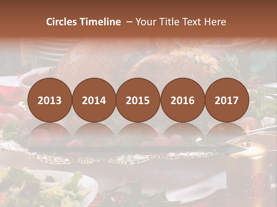 Organic Flutes Baked PowerPoint Template