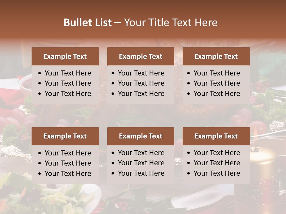 Organic Flutes Baked PowerPoint Template