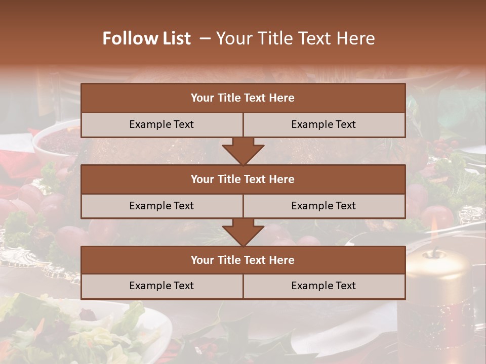 Organic Flutes Baked PowerPoint Template