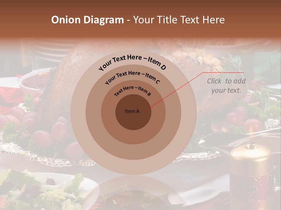 Organic Flutes Baked PowerPoint Template