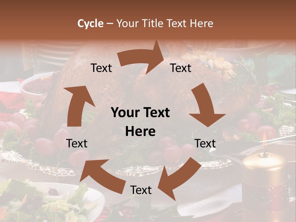 Organic Flutes Baked PowerPoint Template