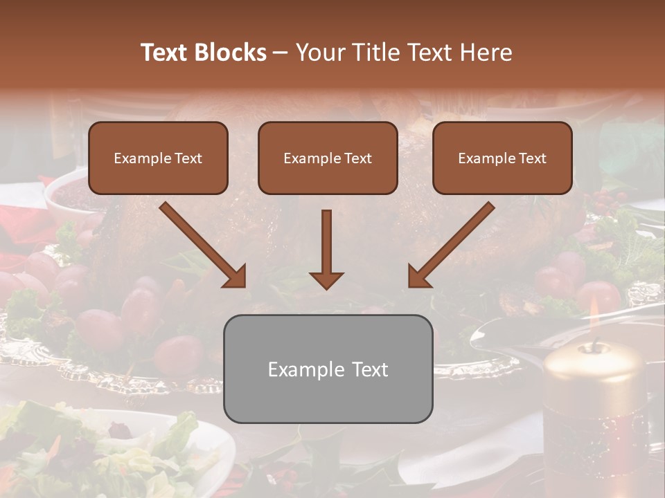 Organic Flutes Baked PowerPoint Template