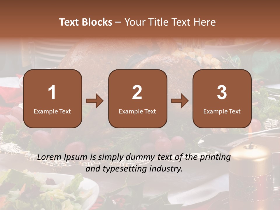 Organic Flutes Baked PowerPoint Template