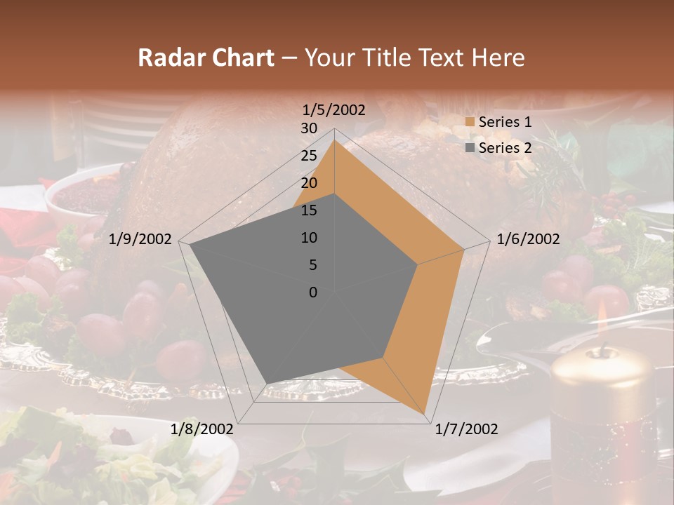 Organic Flutes Baked PowerPoint Template
