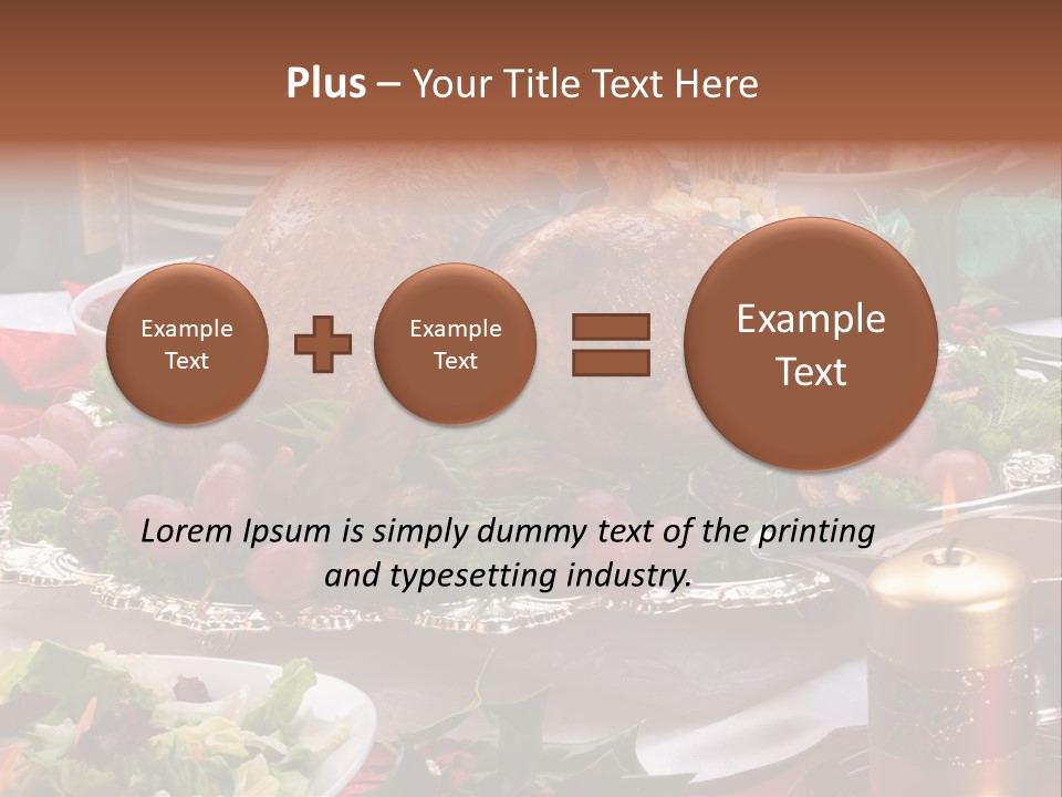 Organic Flutes Baked PowerPoint Template