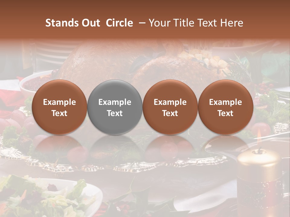 Organic Flutes Baked PowerPoint Template