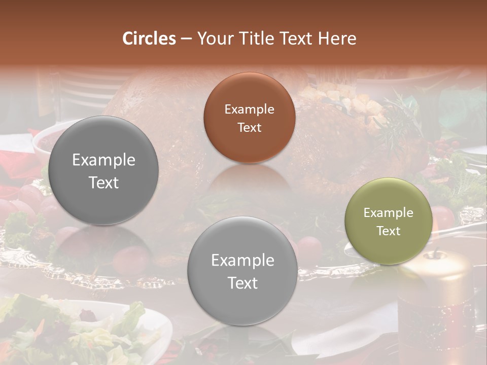 Organic Flutes Baked PowerPoint Template