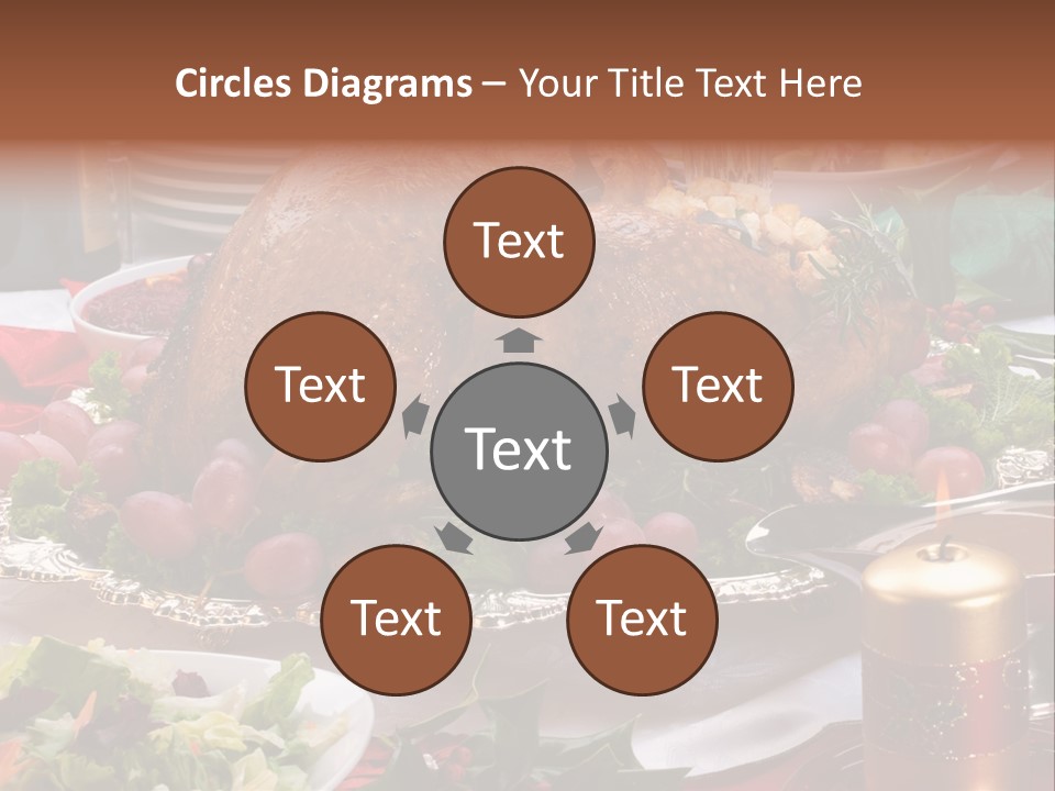 Organic Flutes Baked PowerPoint Template