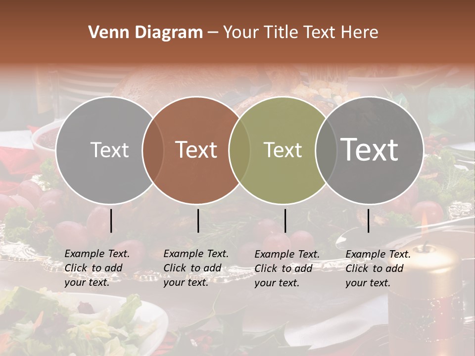 Organic Flutes Baked PowerPoint Template