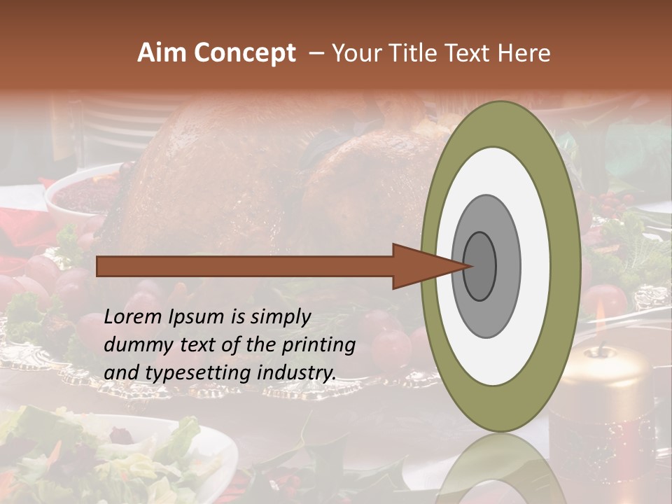 Organic Flutes Baked PowerPoint Template