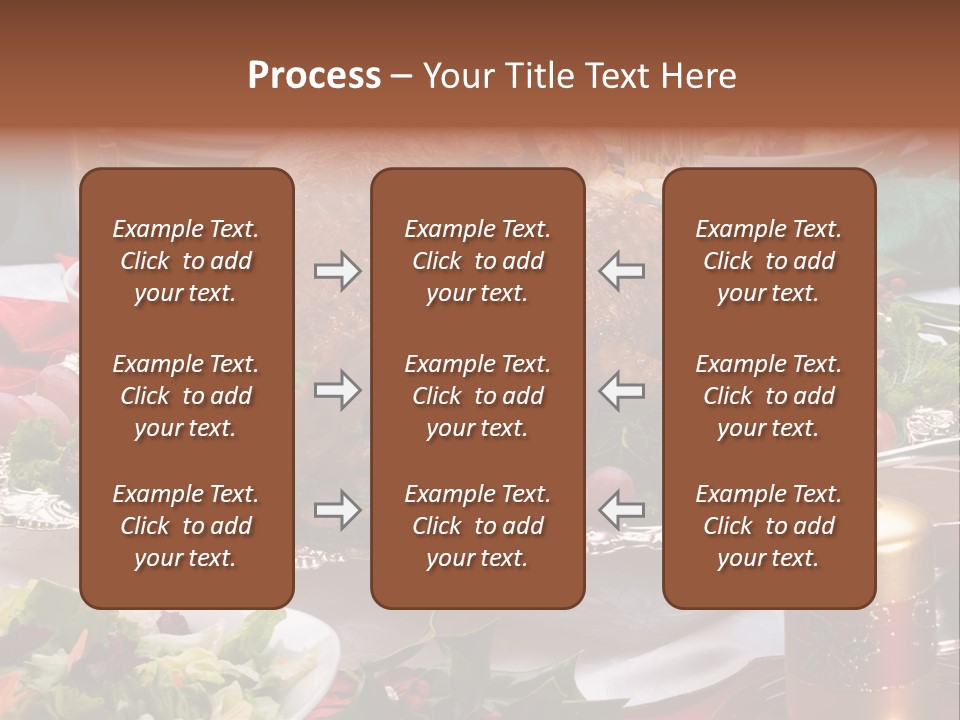 Organic Flutes Baked PowerPoint Template