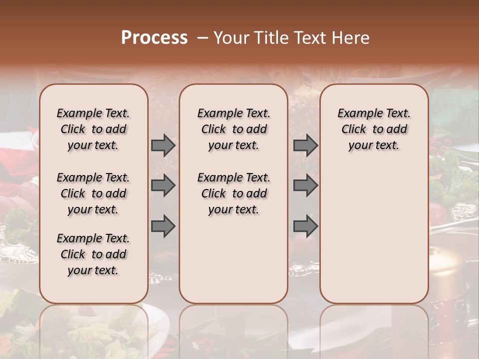 Organic Flutes Baked PowerPoint Template