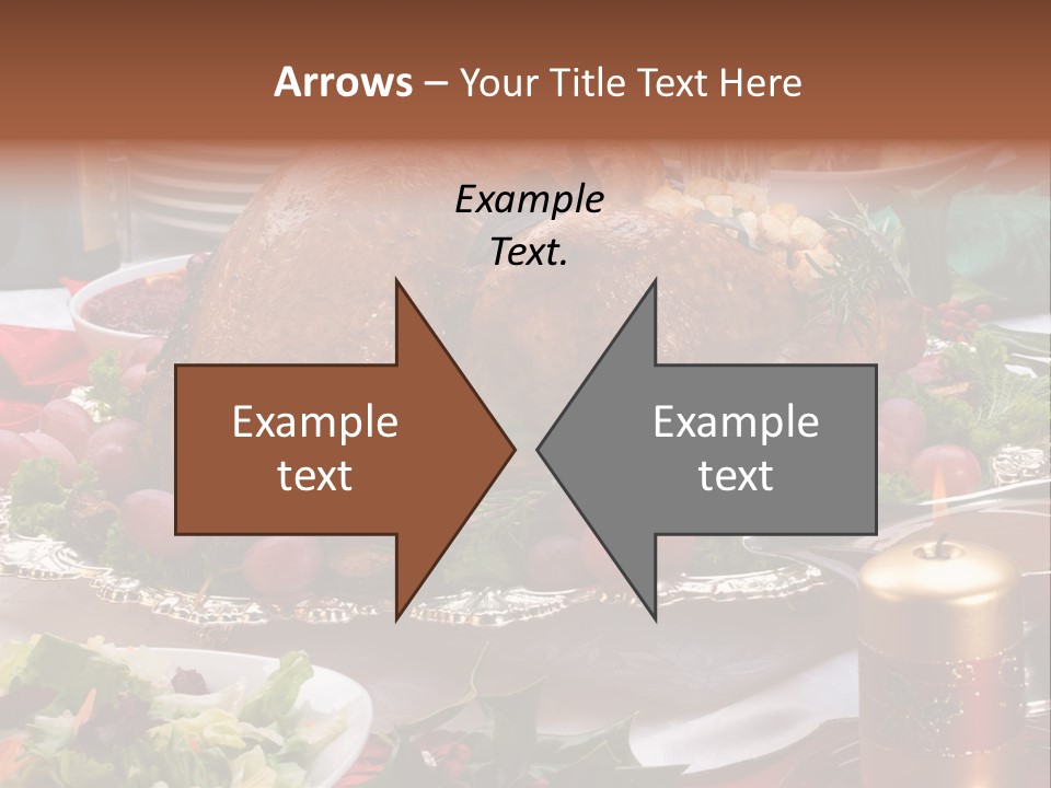 Organic Flutes Baked PowerPoint Template