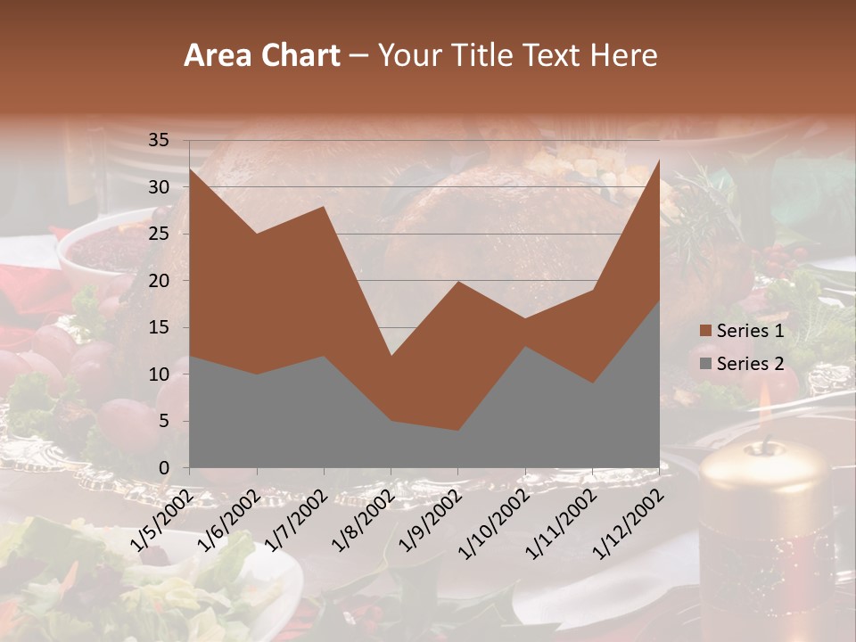 Organic Flutes Baked PowerPoint Template