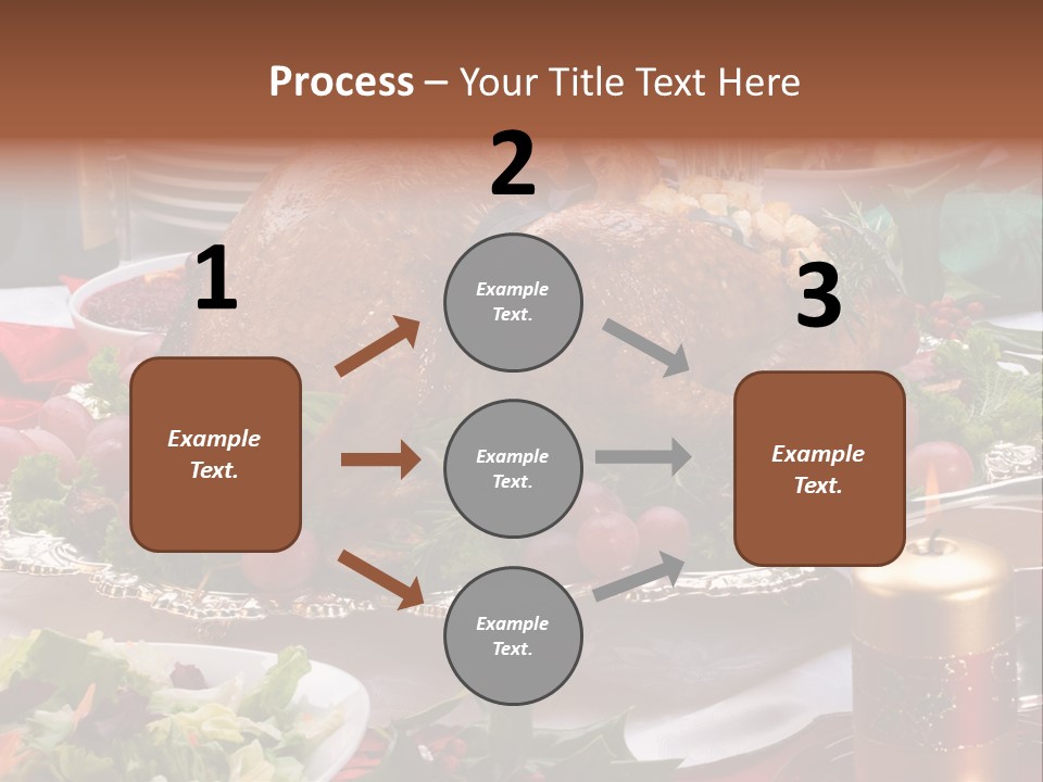 Organic Flutes Baked PowerPoint Template