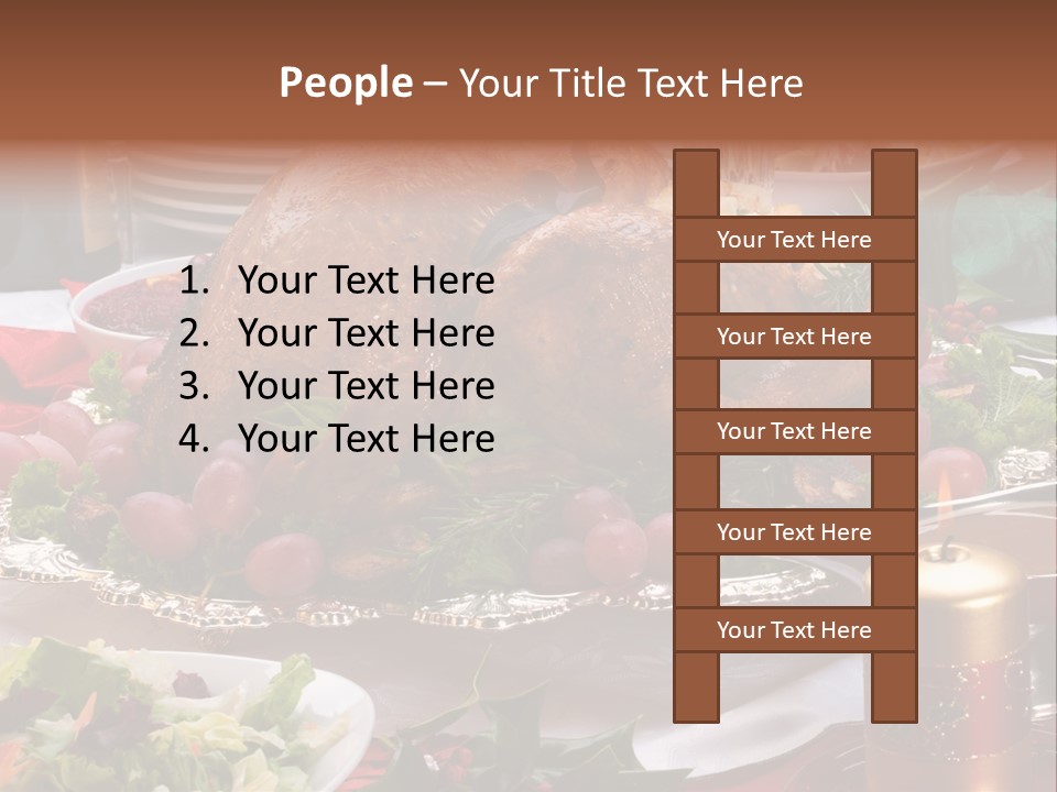Organic Flutes Baked PowerPoint Template