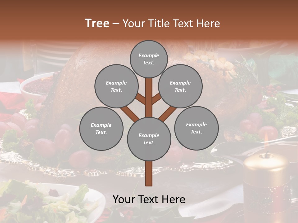 Organic Flutes Baked PowerPoint Template