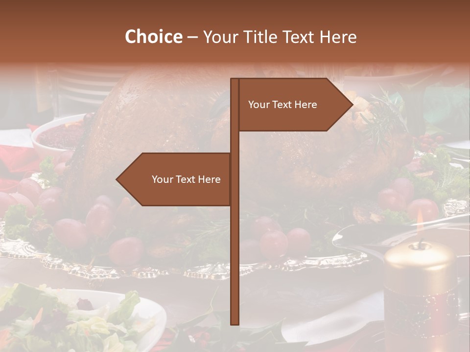 Organic Flutes Baked PowerPoint Template