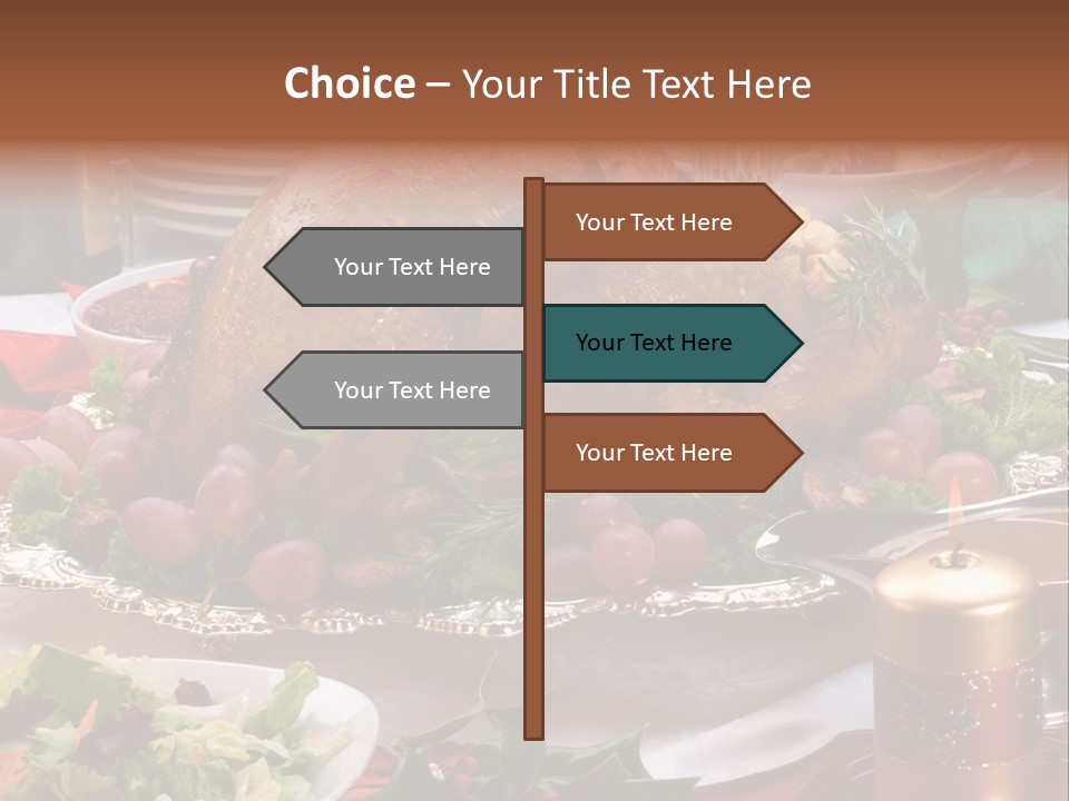 Organic Flutes Baked PowerPoint Template
