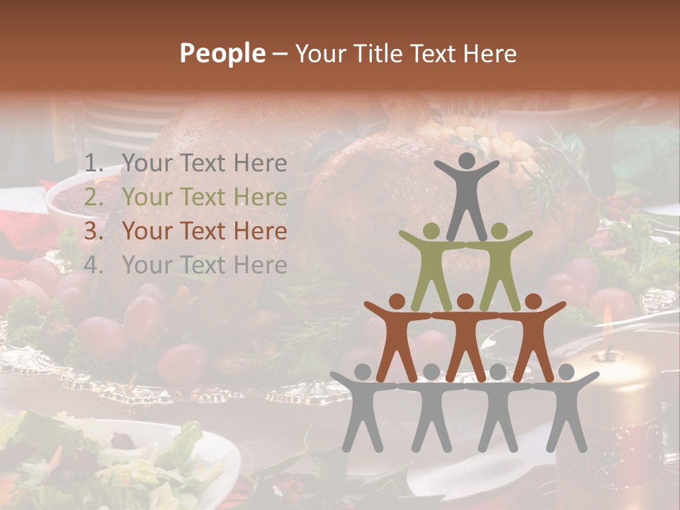 Organic Flutes Baked PowerPoint Template