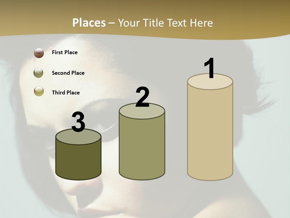 Person Brunette Sensuality PowerPoint Template