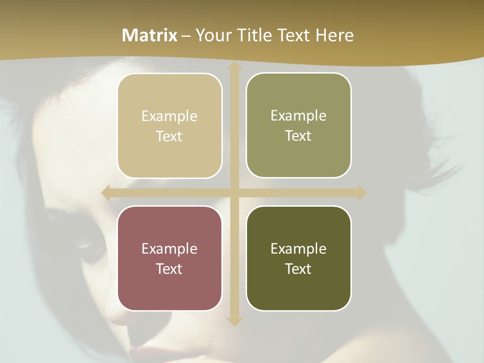 Person Brunette Sensuality PowerPoint Template