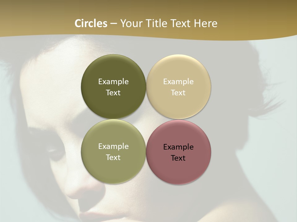 Person Brunette Sensuality PowerPoint Template