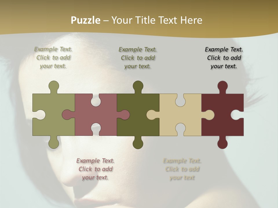 Person Brunette Sensuality PowerPoint Template