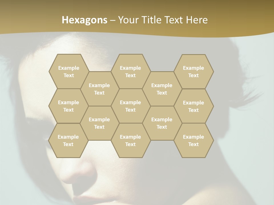 Person Brunette Sensuality PowerPoint Template