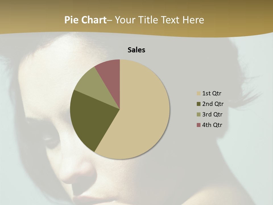 Person Brunette Sensuality PowerPoint Template