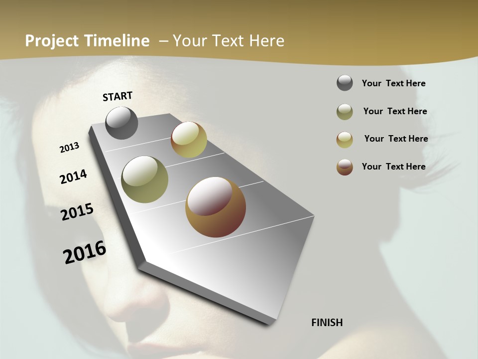 Person Brunette Sensuality PowerPoint Template